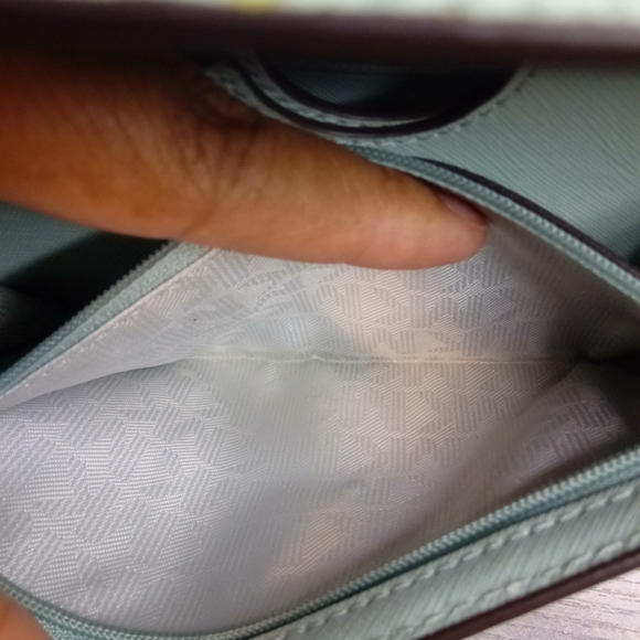 Michael Kors, Women's, Crossbody Bag, Color Blue, Snap Closure - Picture 11 of 16